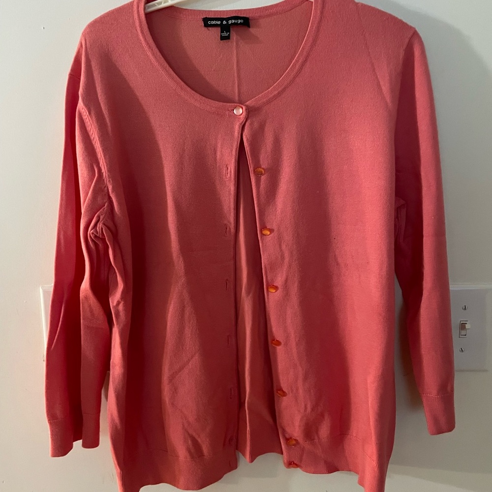 Two Cardigans Women's Sweater Size L